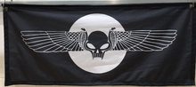 Load image into Gallery viewer, Winged Skull Wall Banner
