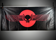 Load image into Gallery viewer, Winged Skull Wall Banner
